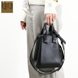 LOEWE ロエベ HAMMOCK BAG COMPACT ハンモックバッグ ハンドバッグ ショルダーバッグ クロスボディバッグ 2way 鞄 アナグラム レザー レディース A538H13X14 1100 3980