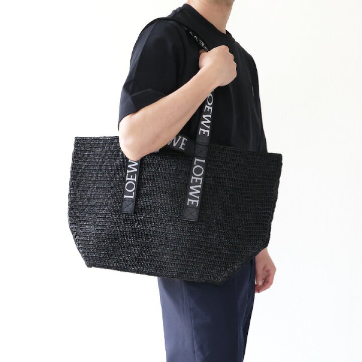 楽天市場】LOEWE ロエベ Fold Rafia Shopper ショッパー ショッピング 