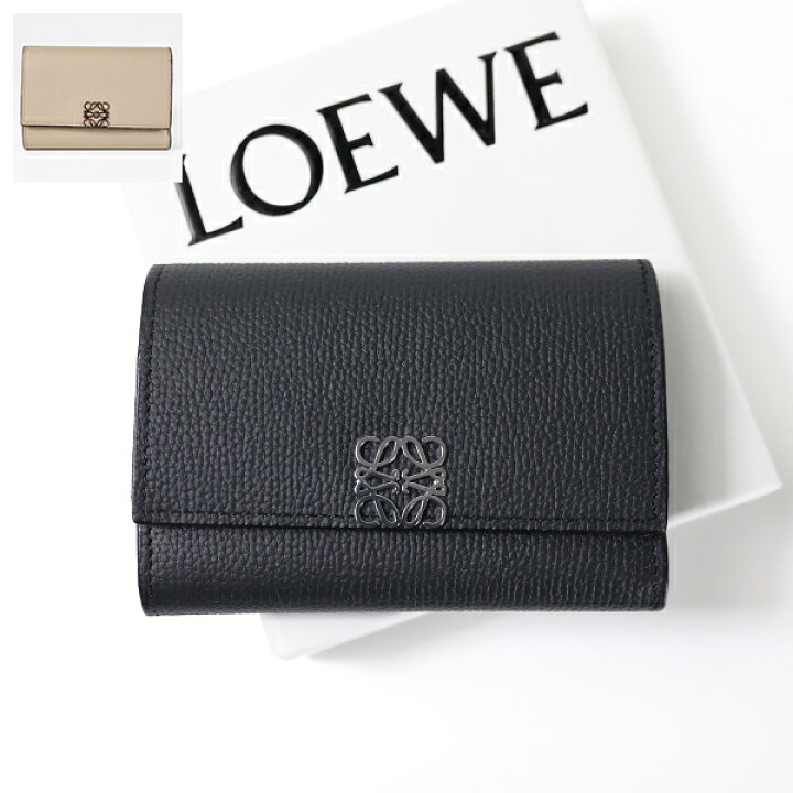 楽天市場】LOEWE ロエベ 三つ折り財布 Anagram Vertical Small Wallet 