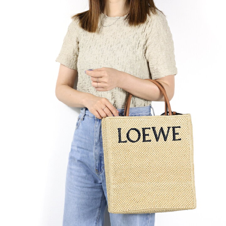 楽天市場】LOEWE ロエベ トートバッグ Rafia Standard A4 Tote Bag 
