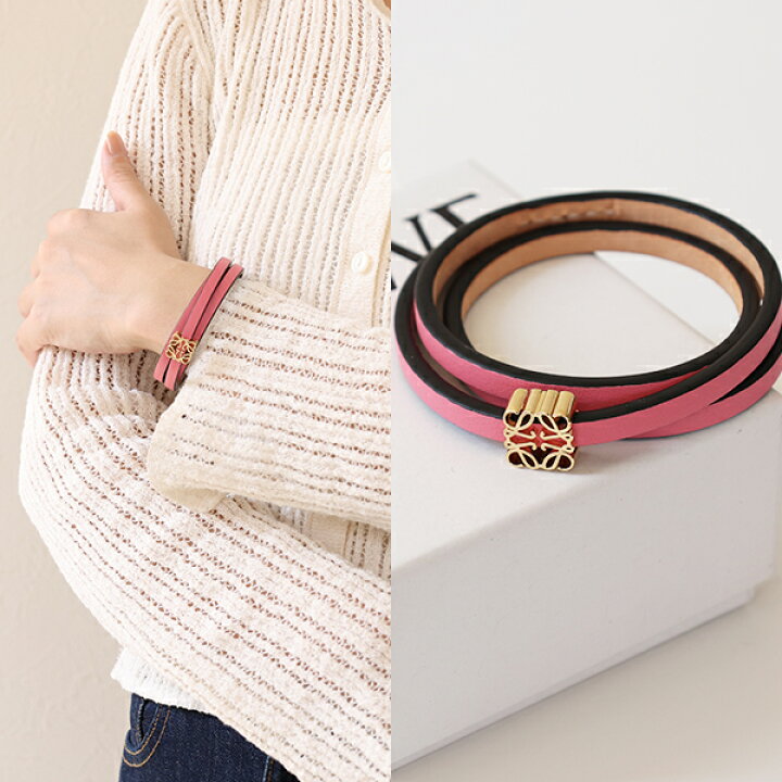 楽天市場】LOEWE ロエベ ブレスレット TWIST BANGLE ツイスト バングル 