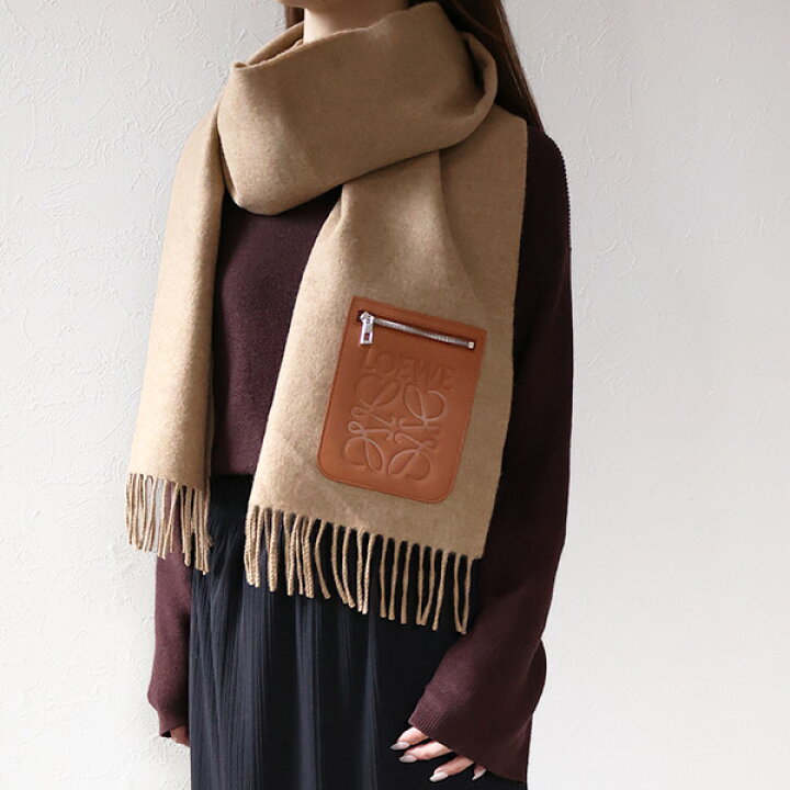 楽天市場】LOEWE ロエベ マフラー Wool And Cashmere Scarf スカーフ 