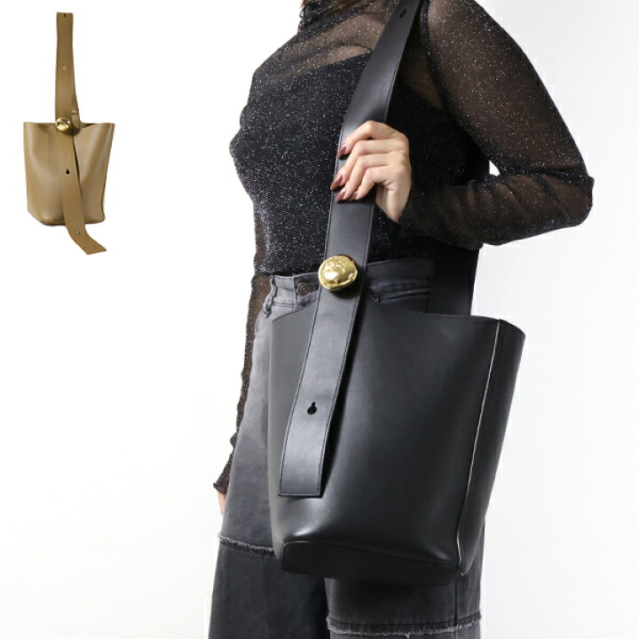 楽天市場】LOEWE ロエベ ショルダーバッグ Pebble Bucket Medium 