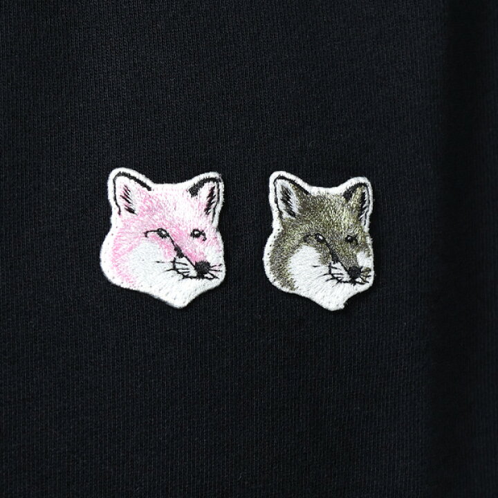楽天市場】Maison Kitsune メゾンキツネ MONOCHROME DOUBLE FOX HEAD 