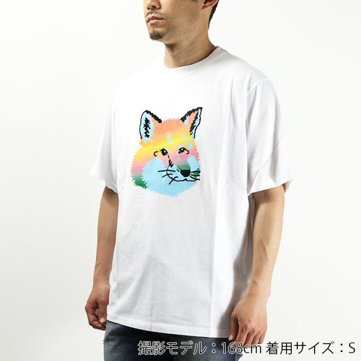 楽天市場】MAISON KITSUNE メゾンキツネ VIBRANT FOX HEAD EASY T  