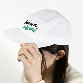 MAISON KITSUNE メゾンキツネ MINI HANDWRITING 5P CAP ベースボールキャップ ロゴ ワンポイント レディース メンズ ユニセックス KU06102 WW0007