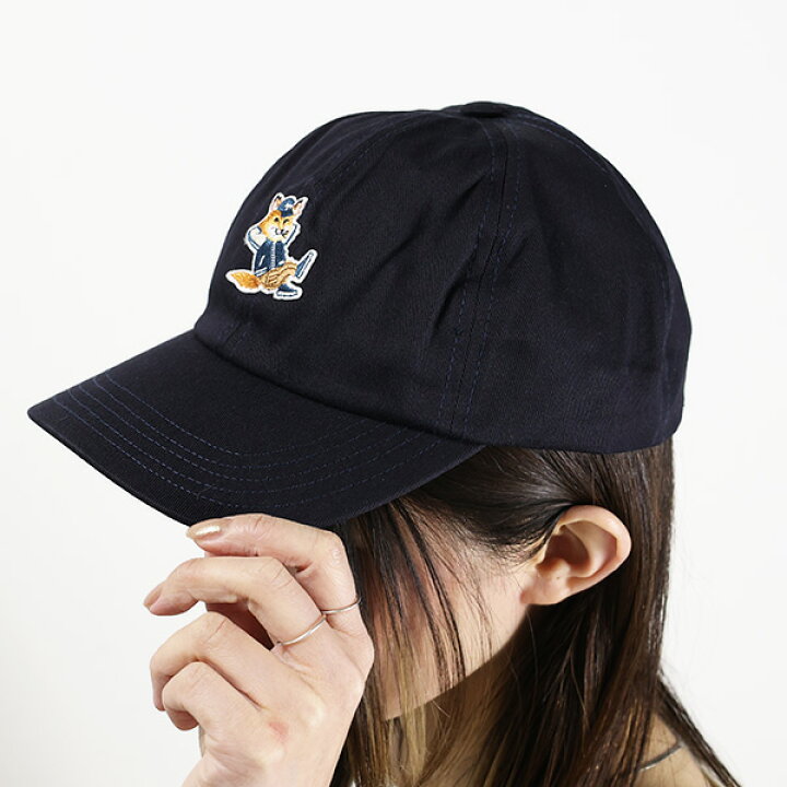 楽天市場】MAISON KITSUNE メゾンキツネ DRESSED FOX 6P CAP ベース 