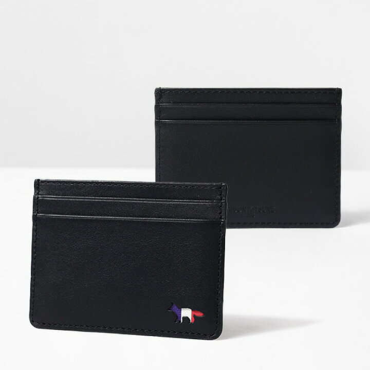 楽天市場】MAISON KITSUNE メゾンキツネ TRICOLOR FOX CARD HOLDER 