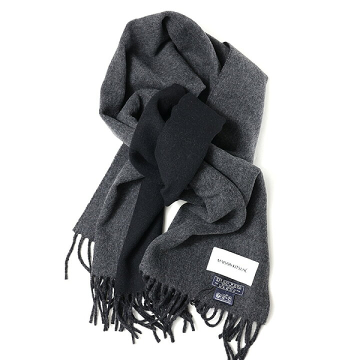 楽天市場】Maison Kitsune メゾンキツネ FOX HEAD PATCH SCARF  