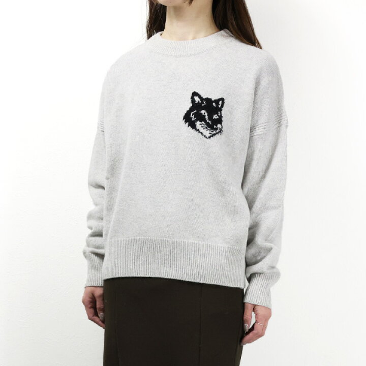 楽天市場】Maison Kitsune メゾンキツネ FOX HEAD INTARSIA COMFORT 