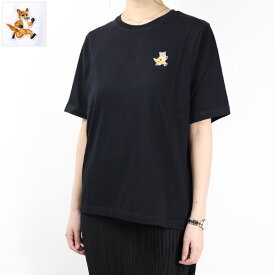 Maison Kitsune メゾンキツネ Speedy Fox Patch Comfort T-Shirts Tシャツ 半袖 カットソー ロゴT クルーネック コンフォート コットン ロゴパッチ レディース MW00119KJ0008