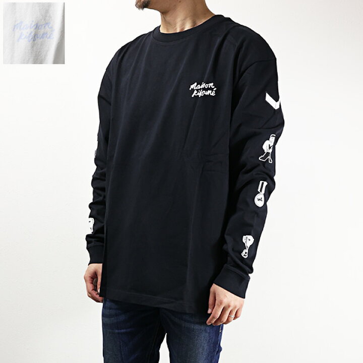 楽天市場】Maison Kitsune メゾンキツネ Tシャツ Prizes Comfort Long 