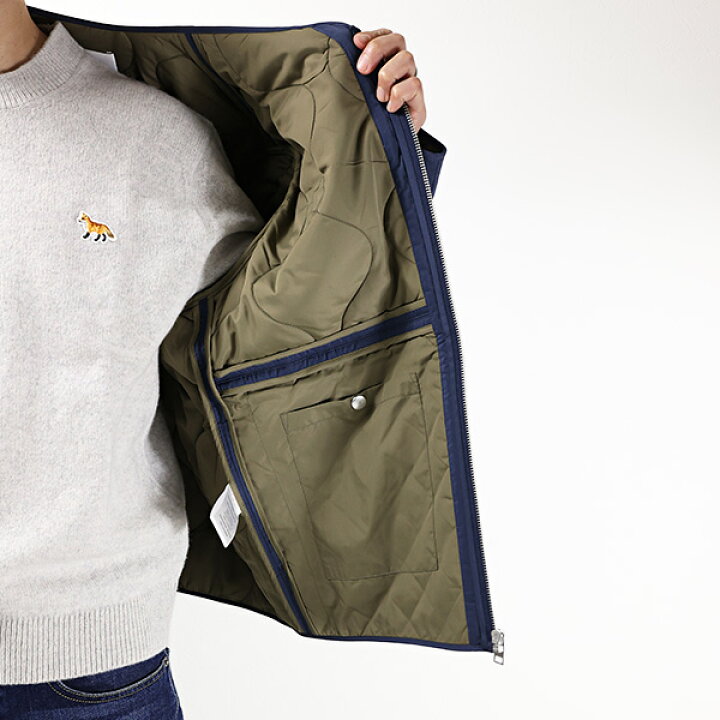 楽天市場】Maison Kitsune メゾンキツネ ノーカラージャケット Fox