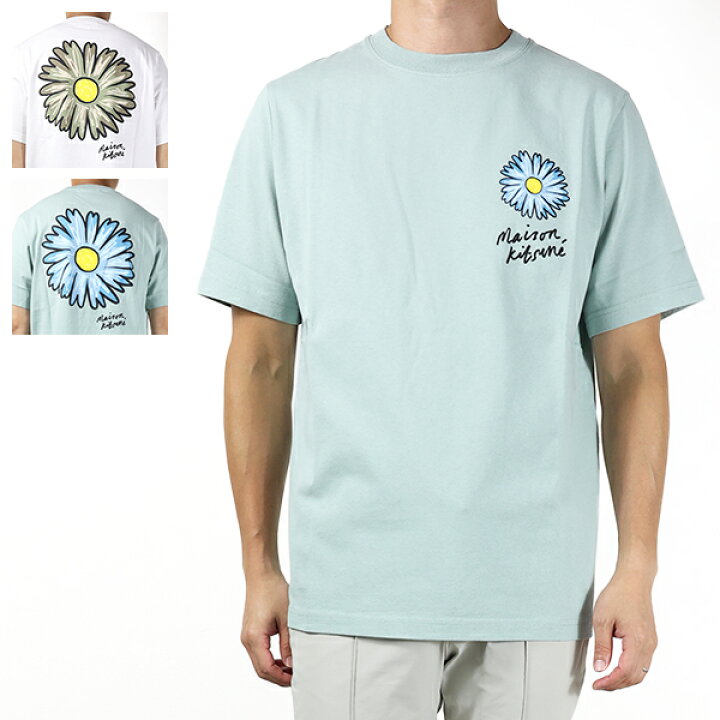 楽天市場】Maison Kitsune メゾンキツネ Tシャツ Floating Flower 