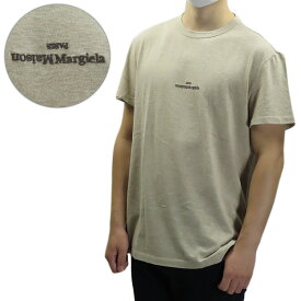 【3月31迄！タイムセール価格！】MAISON MARGIELA メゾンマルジェラ Logo Crew Neck T-Shirt ロゴ刺繍 トップス Tシャツ ジャージー メンズ S50GC0659 S23984 114M