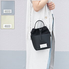 Maison Margiela メゾンマルジェラ 5AC Bucket Bag 5AC ファイブエーシー バケットバッグ ショルダーバッグ ハンドバッグ 鞄 チェーン ドローストリング レザー ロゴ レディース S61WG0035 P4348 T2003 T8013