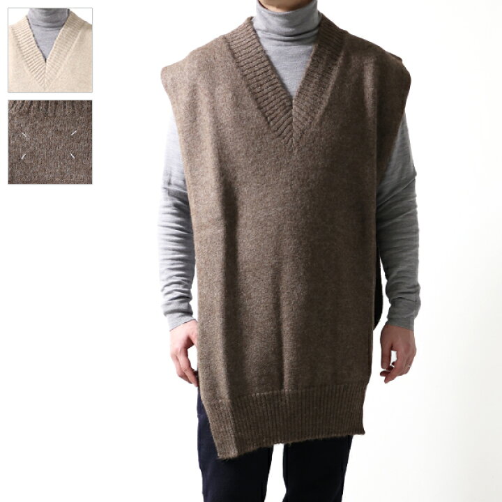 楽天市場】Maison Margiela メゾン マルジェラ ニットベスト Wool Vest 