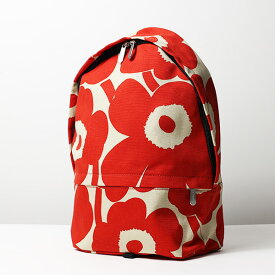 【5/31迄！SNSフォロワーさん限定 5％OFFクーポン発行中】Marimekko マリメッコ Enni Pieni Unikko Backpack バックパック リュック 鞄 ウニッコ コットンキャンバス レディース 091444 836