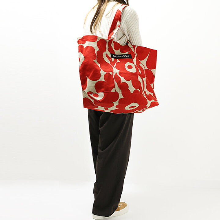 楽天市場】Marimekko マリメッコ Peruskassi Pieni Unikko Tote Bag 