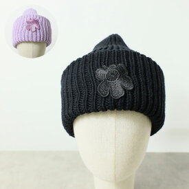 Marimekko マリメッコ Ludia Solid Beanie ニット帽 ニットキャップ ビーニー 帽子 ウニッコ アイコンパッチ ウール レディース メンズ ユニセックス 91451