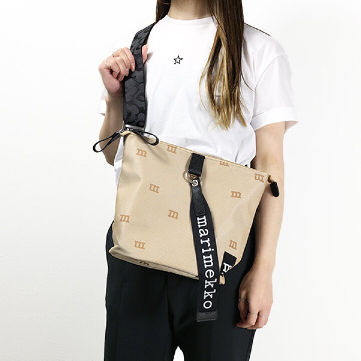 楽天市場】Marimekko マリメッコ CARRY ALL M LOGO SHOULDER BAG 