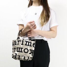 【3月31迄！タイムセール価格！】Marimekko マリメッコ PIENI AHKERA UNIKKO LOGO BAG トートバッグ コットン ロゴ ウニッコ 花柄 カジュアル レディース 091685