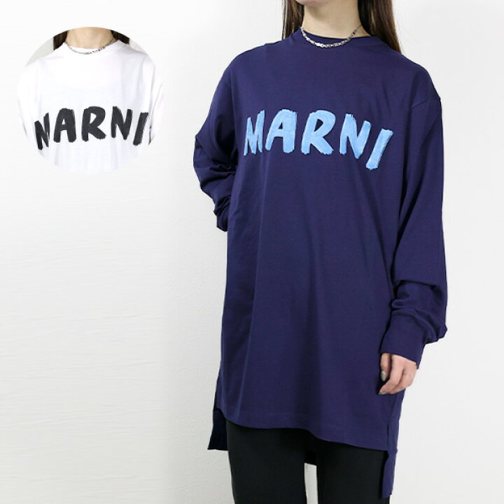 楽天市場】MARNI マルニ T-SHIRT THJE0129PN USCS11 LOW01 LILY WHITE  