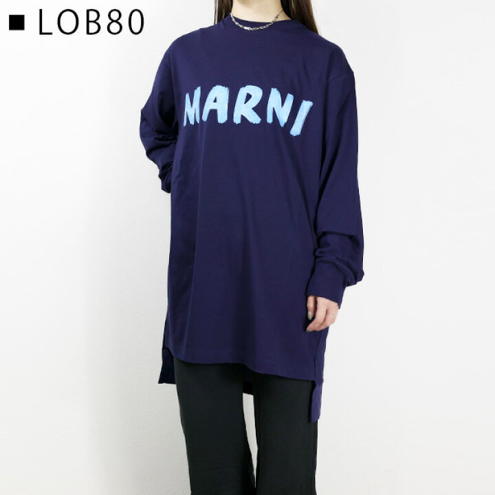 新品タグ付】MARNI コットン ロングスリーブプルオーバー