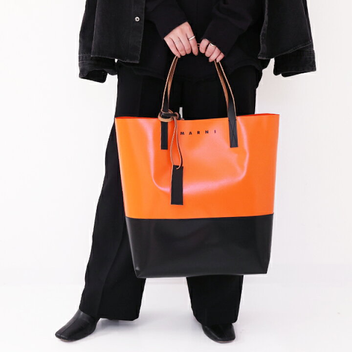 楽天市場】MARNI マルニ TRIBECA SHOPPING BAG ショッピングバッグ 