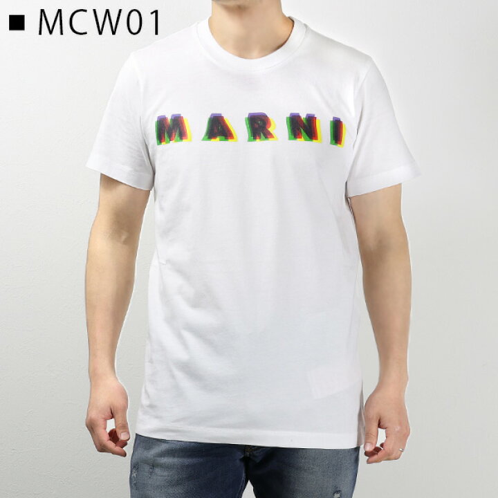 楽天市場】MARNI マルニ Logo T-Shirts Tシャツ 半袖 クルーネック  