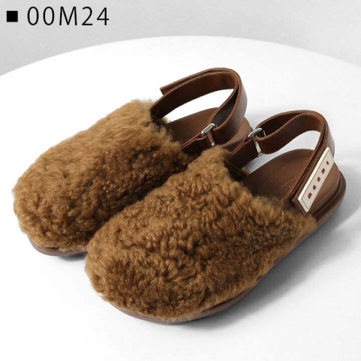 楽天市場】MARNI マルニ Shearling Sandal フスベットサボ シアリング  
