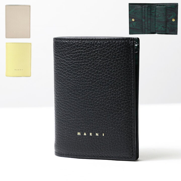 楽天市場】MARNI マルニ Bi-Fold Wallet 二つ折り財布 折りたたみ財布 