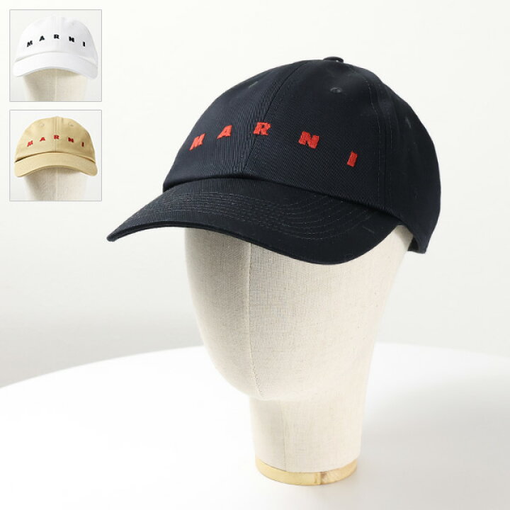 楽天市場】MARNI マルニ Logo Baseball Cap ベースボールキャップ  