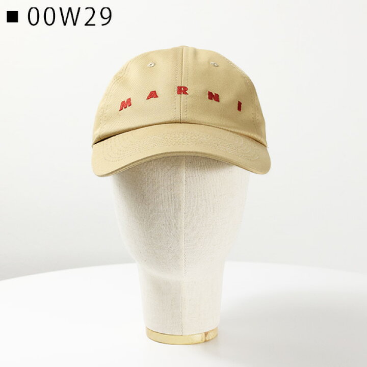 楽天市場】MARNI マルニ Logo Baseball Cap ベースボールキャップ 