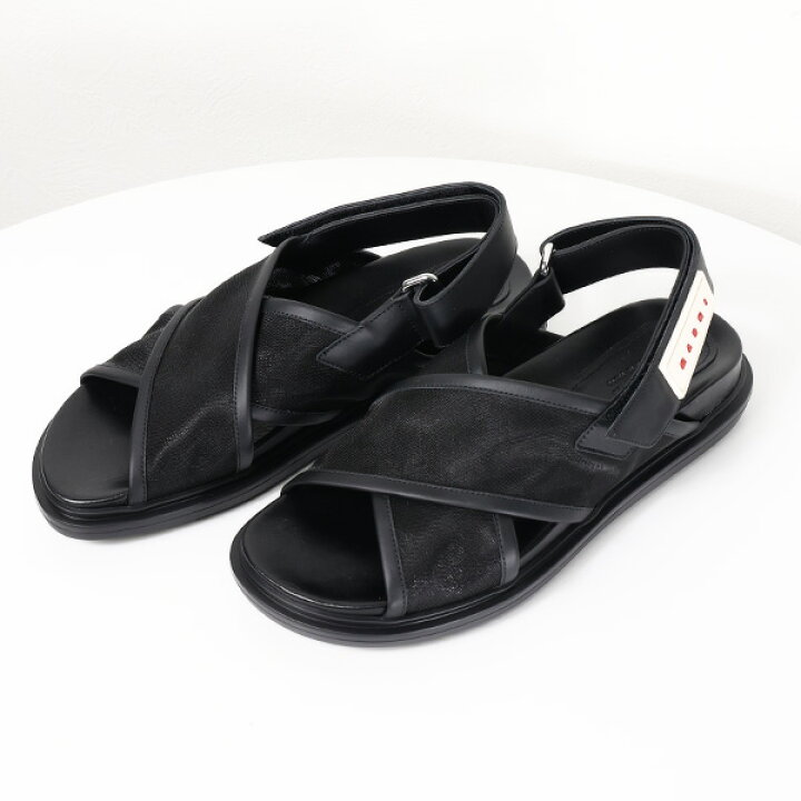 楽天市場】MARNI マルニ Fussbett Shoe サンダル レザー 厚底 靴 ロゴ  