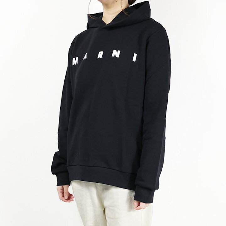 楽天市場】MARNI マルニ Logo Hoodie フーディ プルオーバーパーカー  