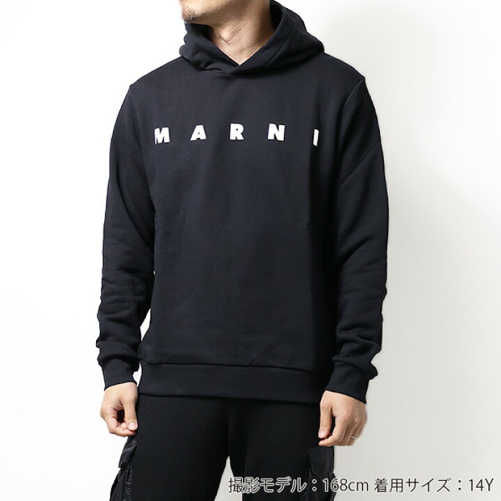楽天市場】MARNI マルニ Logo Hoodie フーディ プルオーバーパーカー 