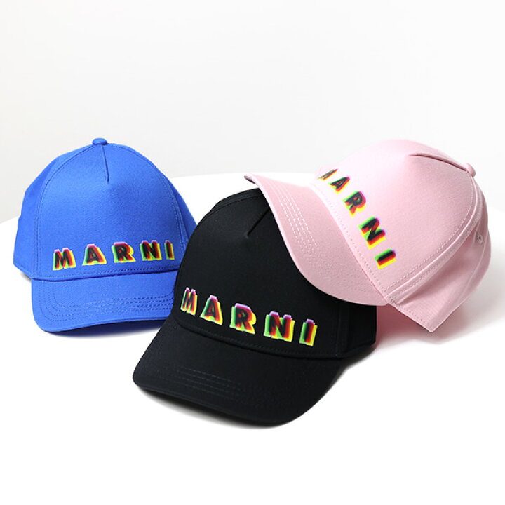 楽天市場】MARNI マルニ Rainbow Logo Baseball Cap ベースボール 