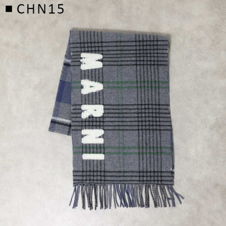 楽天市場】MARNI マルニ Double Check Wool Scarf ダブルチェック 