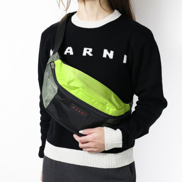 楽天市場】MARNI マルニ Waist Bag ボディバッグ クロスボディ 