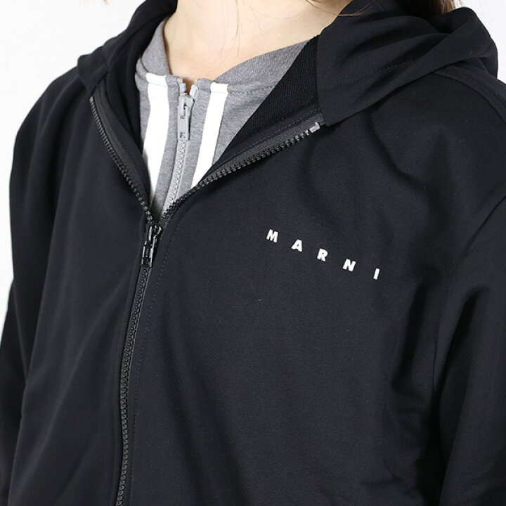 楽天市場】MARNI マルニ Zip Up Hoodie ジップパーカー フーディー 