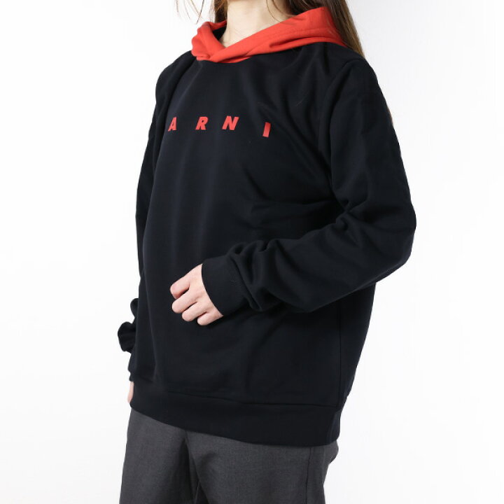 楽天市場】MARNI マルニ Color Block Hoodie カラーブロック パーカー  