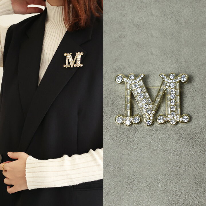 楽天市場】MAX MARA マックスマーラー BATH2 Brooch ブローチ