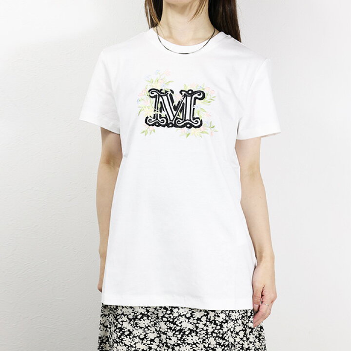 楽天市場】MAX MARA マックスマーラー SACHA EMBROIDERED T-SHIRT T 