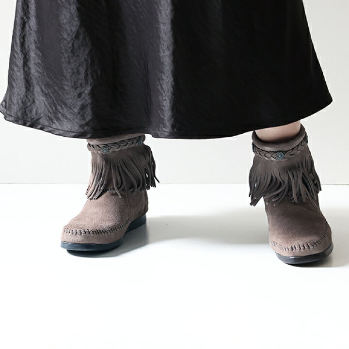 楽天市場】MINNETONKA ミネトンカ Hi Top Back Zip Boot ハイトップ  