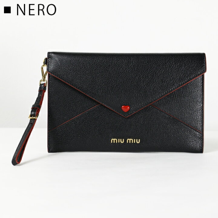 楽天市場】miumiu ミュウミュウ ENVELOPE SMALL POUCH CON INTERNO 