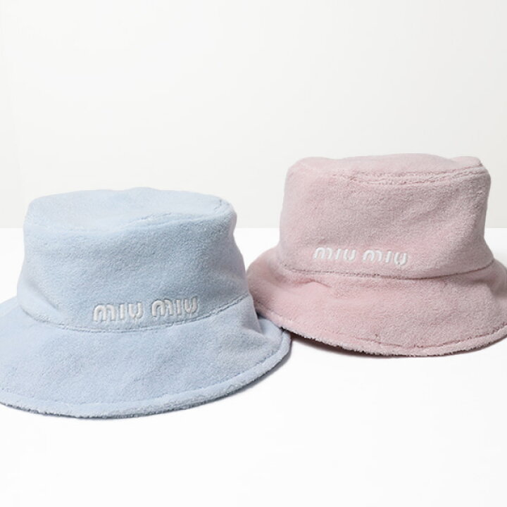 楽天市場】MIU MIU ミュウミュウ Bucket Hat バケットハット ハット 