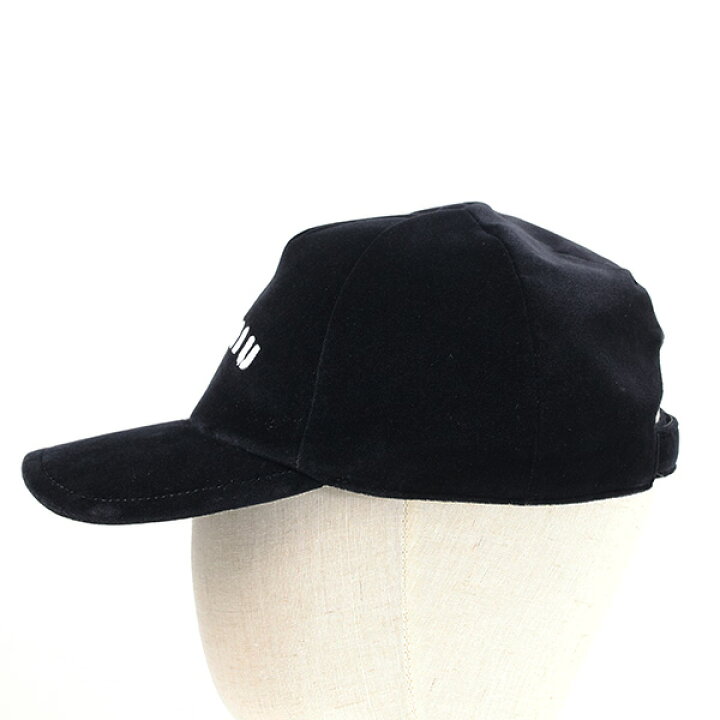 楽天市場】MiuMiu ミュウミュウ Velvet Baseball Cap ベースボール 