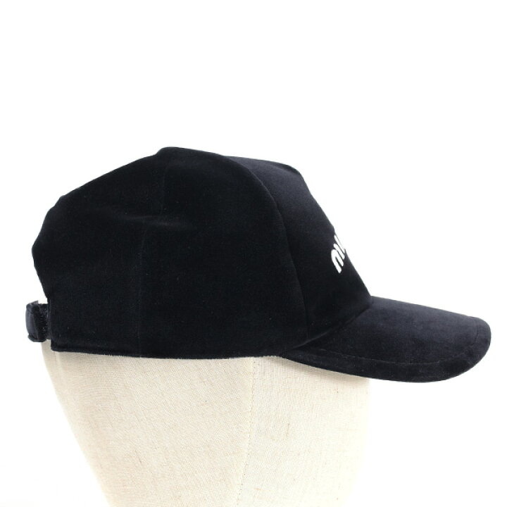 楽天市場】MiuMiu ミュウミュウ Velvet Baseball Cap ベースボール  