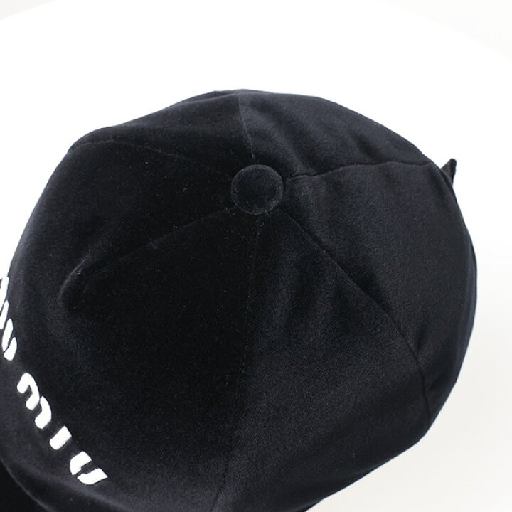 楽天市場】MiuMiu ミュウミュウ Velvet Baseball Cap ベースボール  